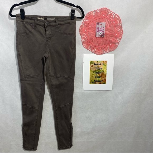 Massimo Mid-Rise Denim Jeggings w/Bottom Zippers - Picture 2 of 9